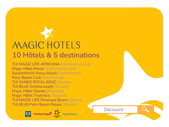 SUPER PROMO HOTELS MAGIC LIFE TUNISIA 2023